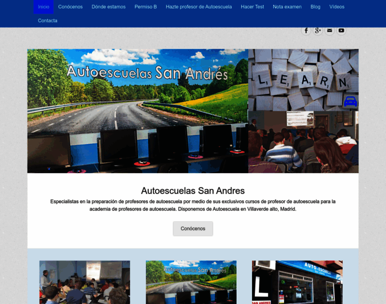Autoescuelassanandres.com thumbnail