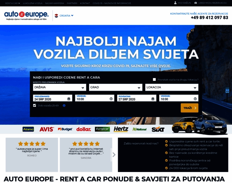 Autoeurope.com.hr thumbnail
