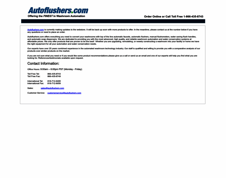 Autoflushers.com thumbnail