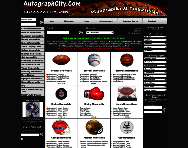 Autographcity.com thumbnail