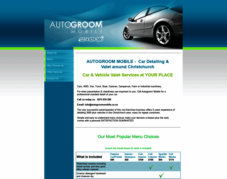 Autogroommobile.co.nz thumbnail