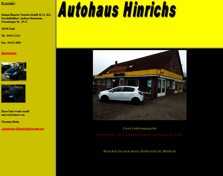 Autohaus-hinrichs.de thumbnail