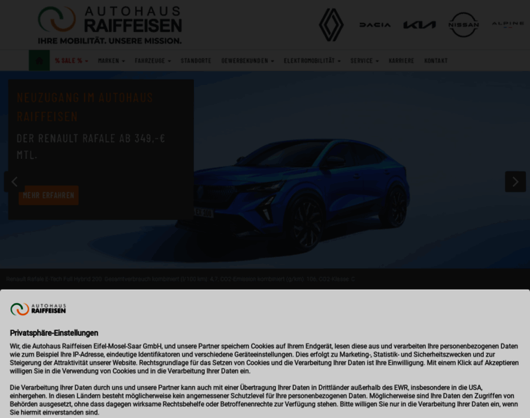 Autohaus-raiffeisen.de thumbnail