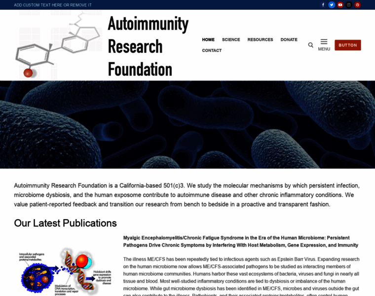 Autoimmunityresearch.org thumbnail