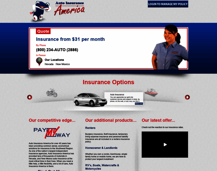 Autoinsuranceamerica.com thumbnail