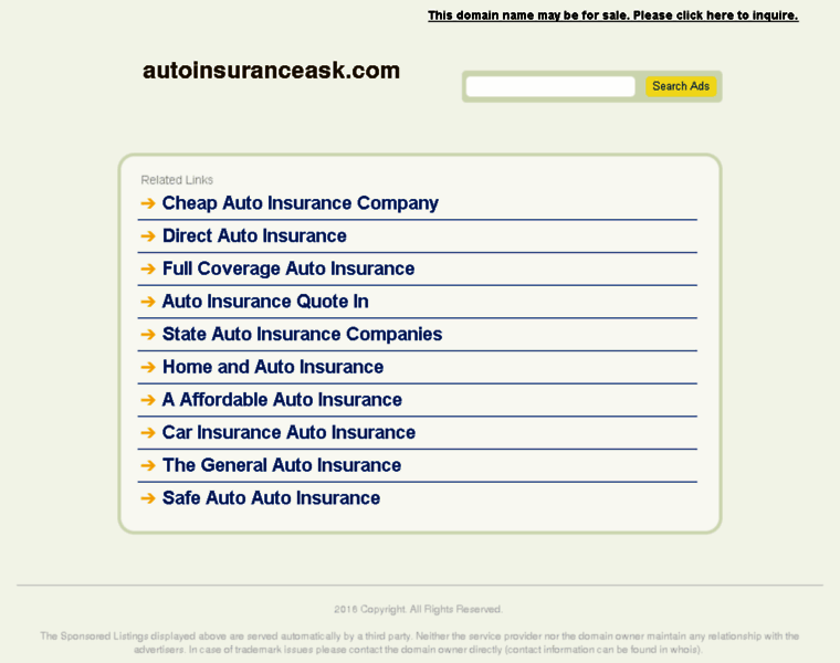 Autoinsuranceask.com thumbnail