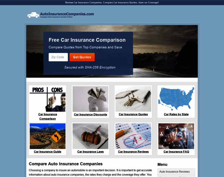 Autoinsurancecompanies.com thumbnail