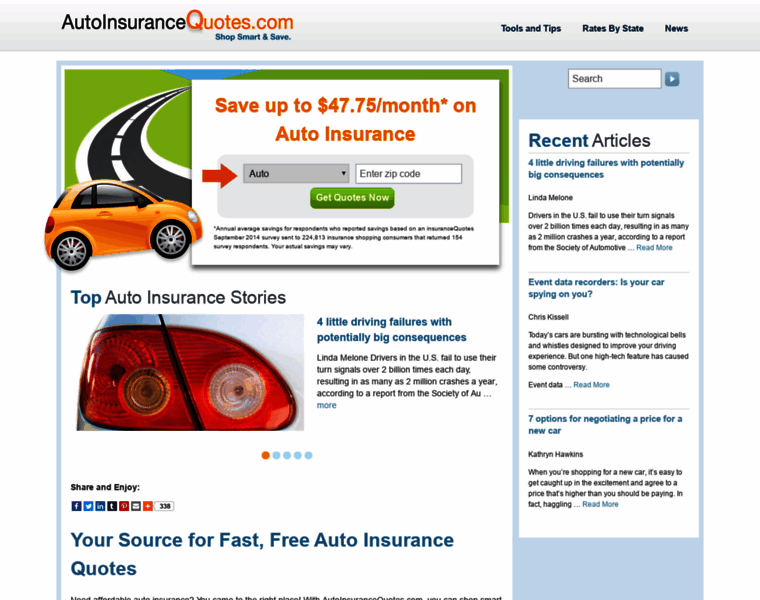 Autoinsurancequotes.com thumbnail