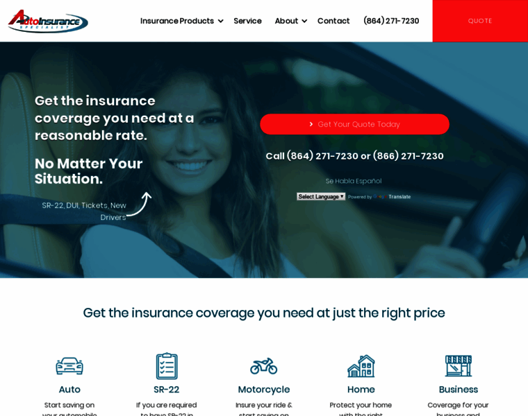 Autoinsurancespecialistsc.com thumbnail