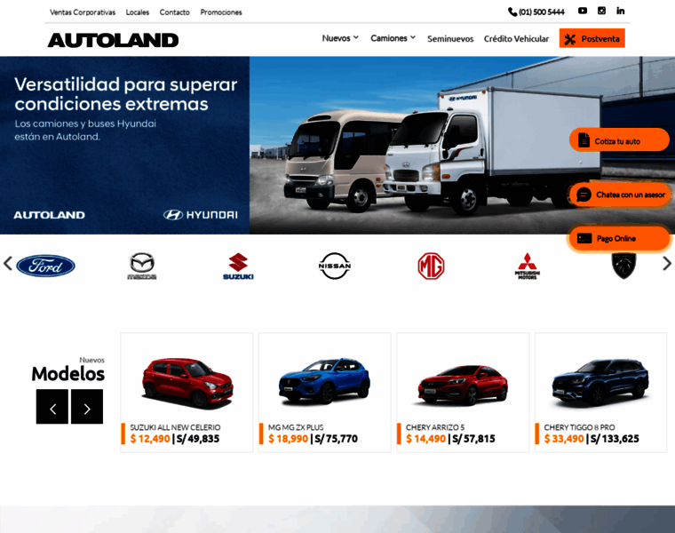 Autoland.com.pe thumbnail