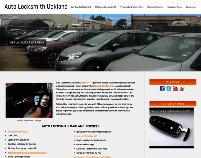 Autolocksmithoakland.com thumbnail