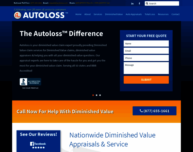 Autoloss.com thumbnail