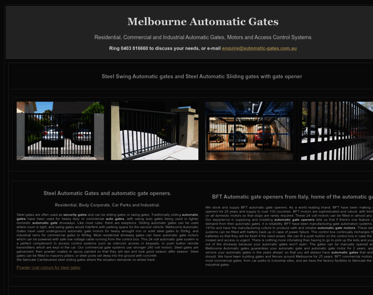 Automatic-gates.com.au thumbnail