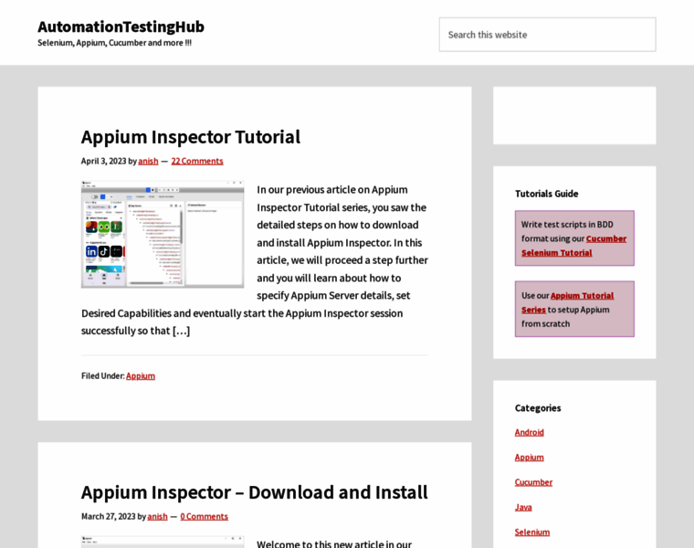 Automationtestinghub.com thumbnail Automationtestinghub.com thumbnail