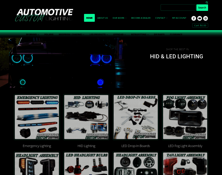 Automotivecustomlighting.com thumbnail