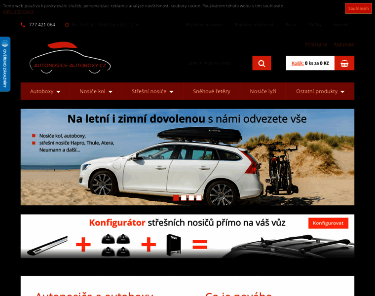 Autonosice-autoboxy.cz thumbnail