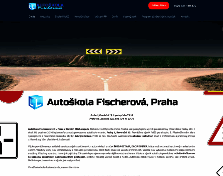 Autoskola-fischerova.cz thumbnail