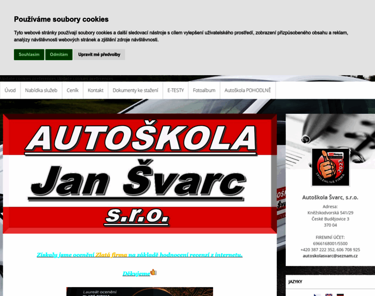 Autoskolasvarc.cz thumbnail
