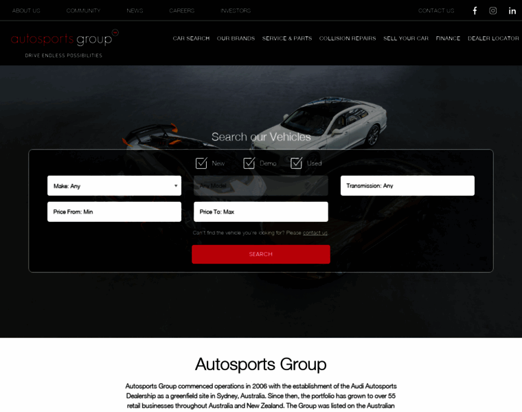 Autosportsgroup.com.au thumbnail