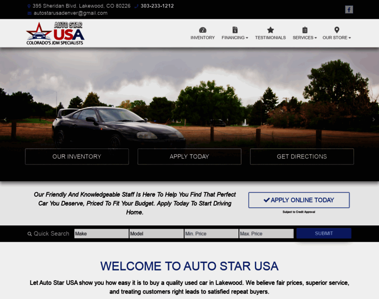 Autostarusadenver.com thumbnail