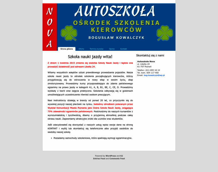 Autoszkola-nova.pl thumbnail