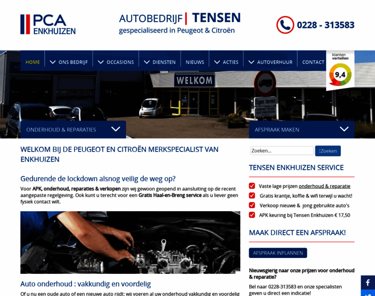 Autotensenenkhuizen.nl thumbnail