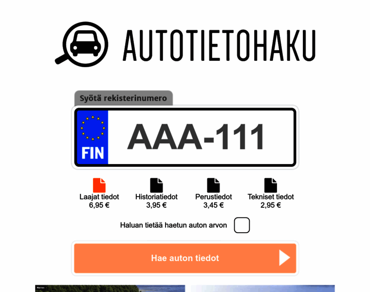Autotietohaku.fi thumbnail