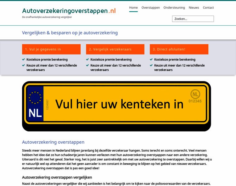 Autoverzekeringoverstappen.nl thumbnail