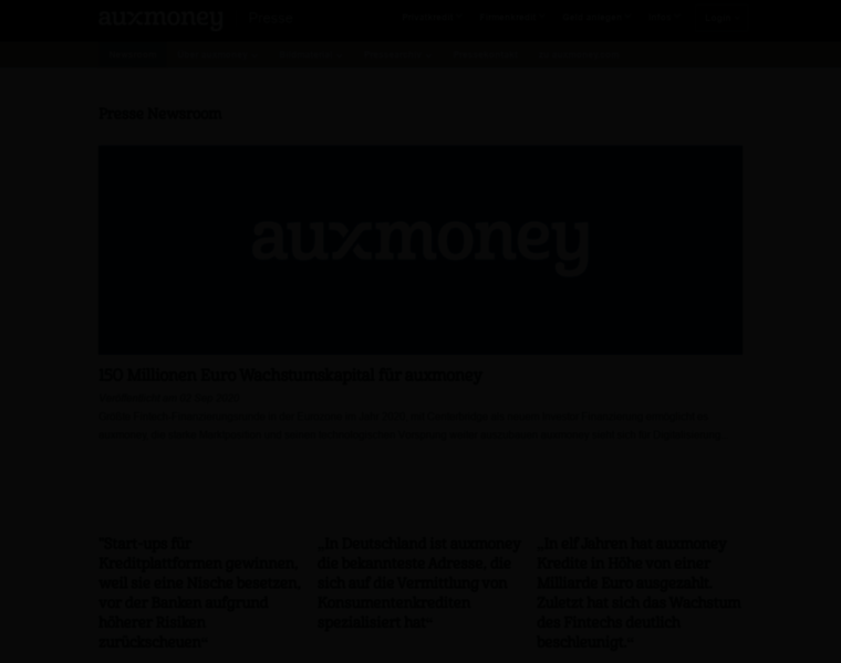 Auxmoney-presse.de thumbnail