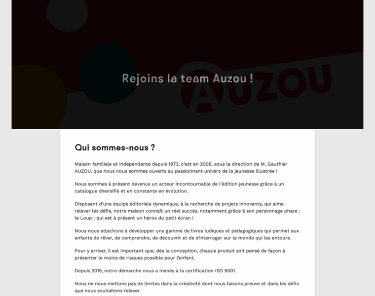 Auzou-editions.welcomekit.co thumbnail