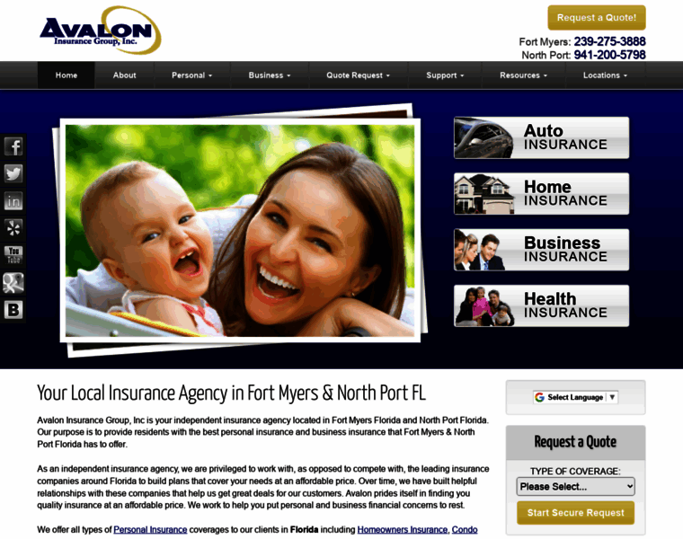 Avalon-insurance.com thumbnail