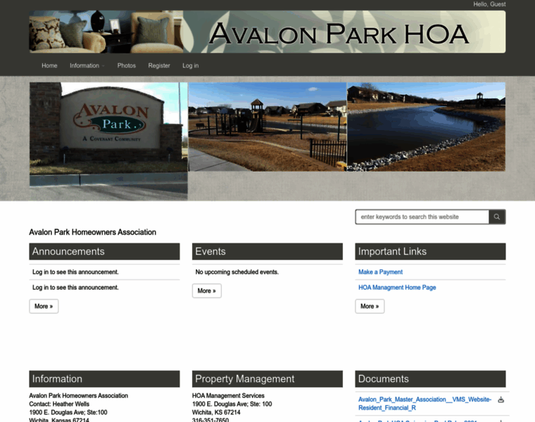 Avalonparkhoa.org thumbnail