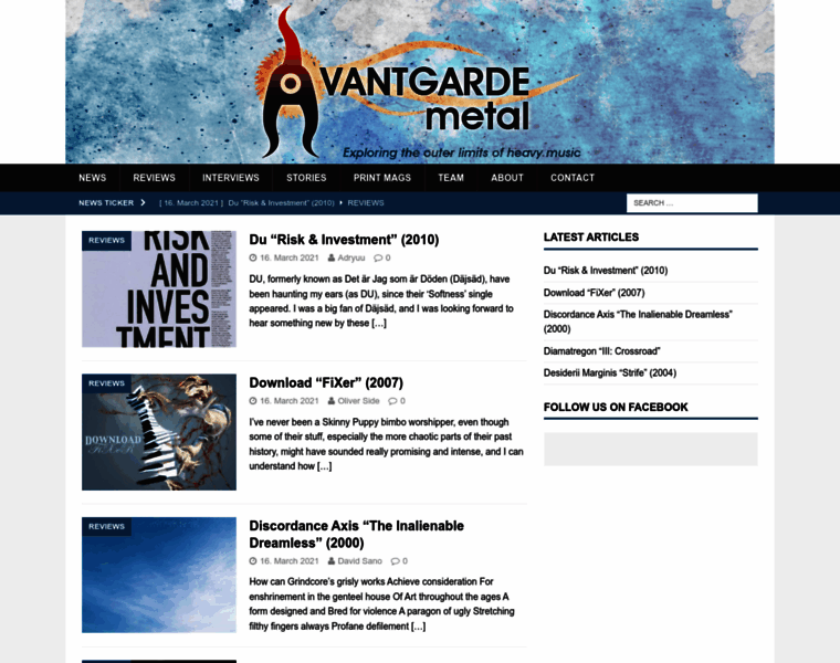 Avantgarde-metal.com thumbnail