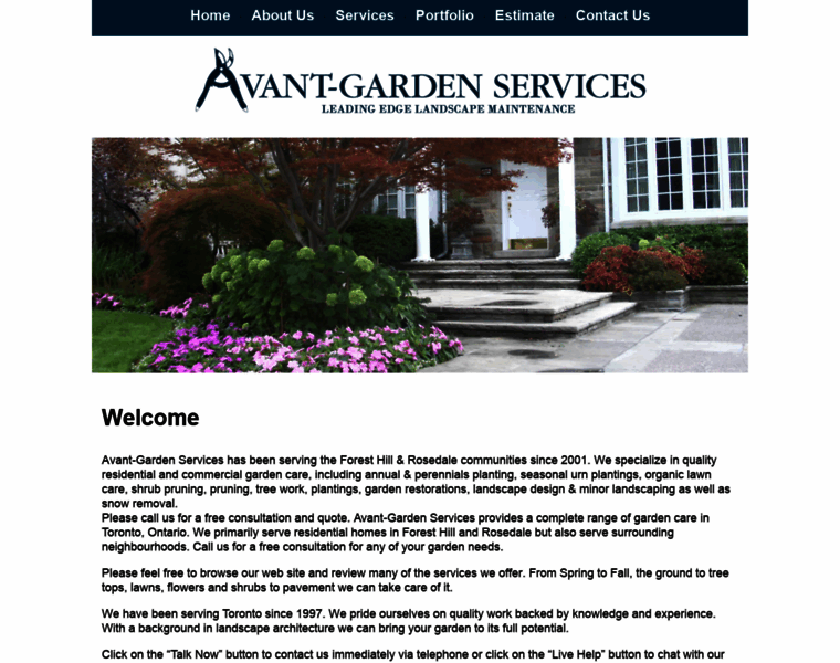 Avantgardenservices.ca thumbnail