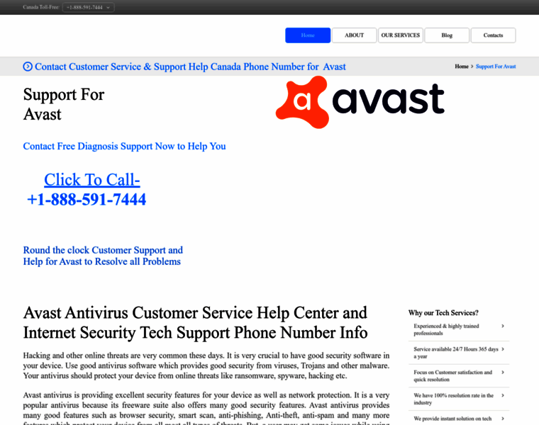 Avast-support.net thumbnail
