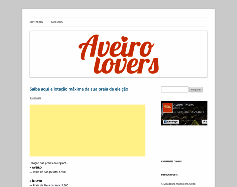 Aveirolovers.pt thumbnail