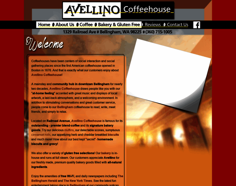 Avellinocoffeehouse.com thumbnail