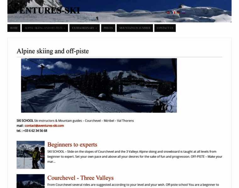 Aventures-ski.com thumbnail