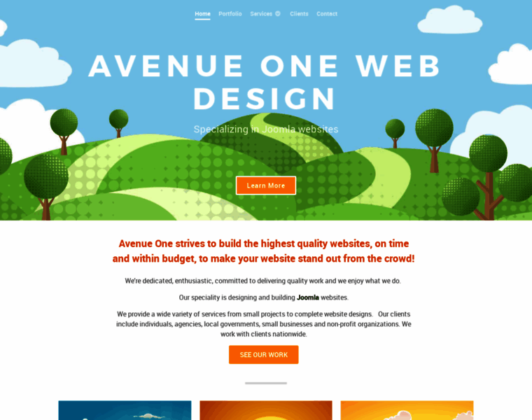 Avenueonewebdesign.com thumbnail