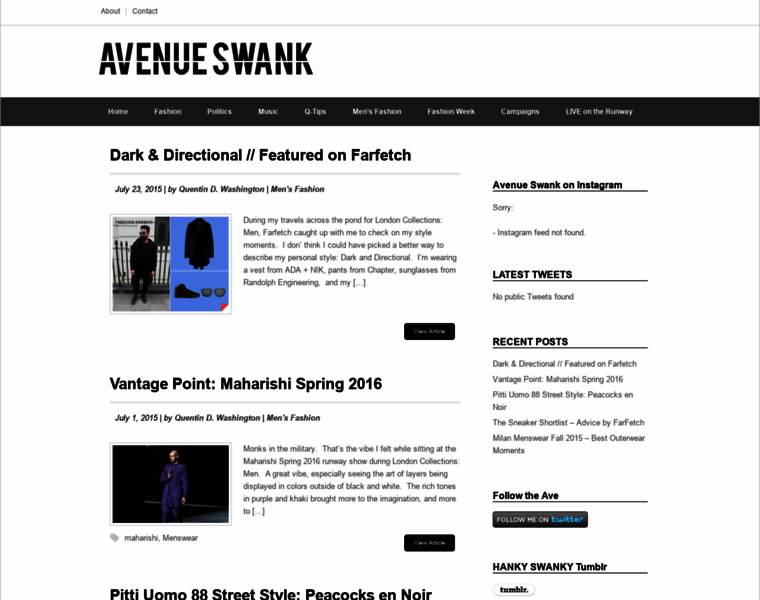 Avenueswank.com thumbnail