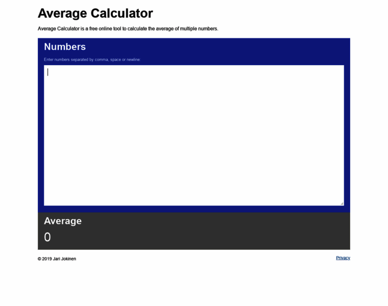 Averagecalculator.net thumbnail