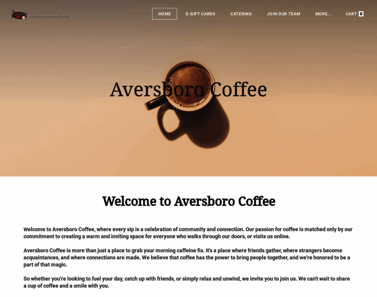 Aversborocoffee.com thumbnail