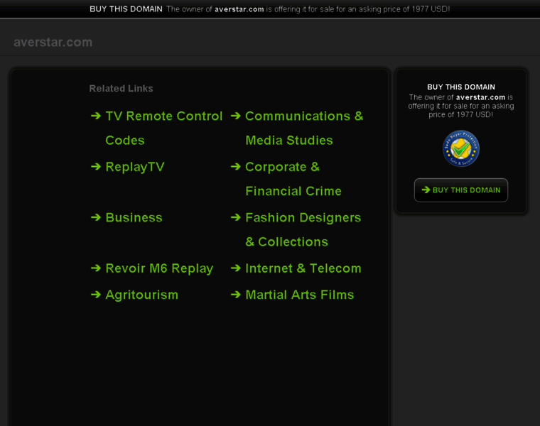 Averstar.com thumbnail