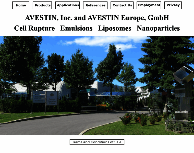 Avestin.com thumbnail