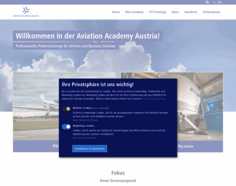 Aviationacademy.at thumbnail