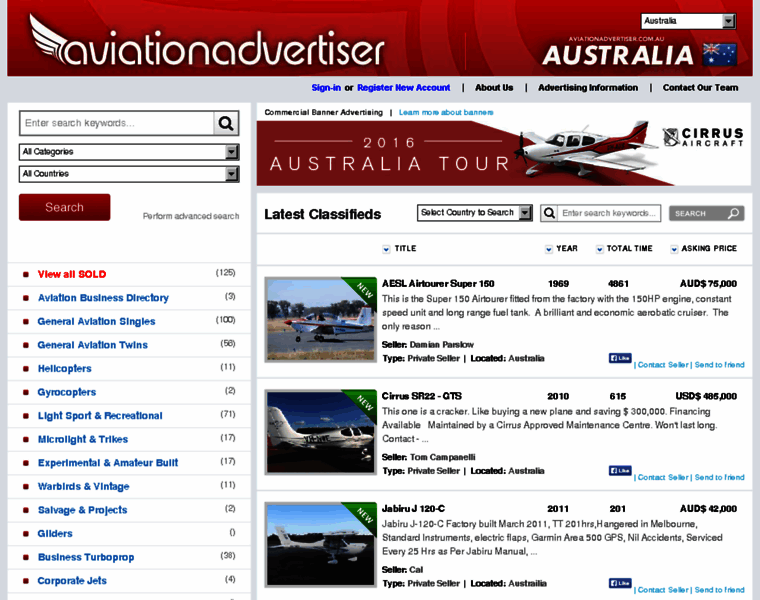 Aviationadvertiser.com.au thumbnail