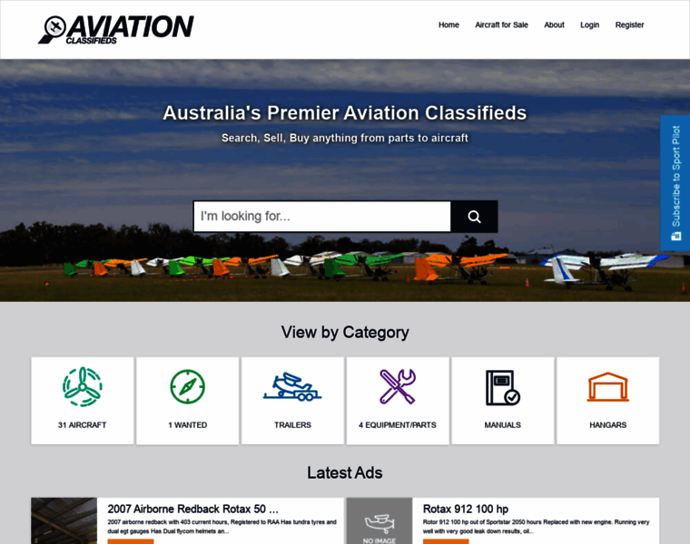 Aviationclassifieds.com.au thumbnail