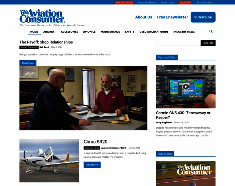 Aviationconsumer.com thumbnail
