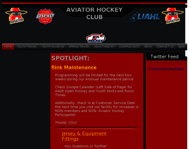 Aviatorhockey.org thumbnail