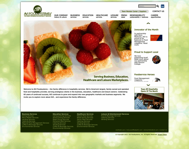 Avifoodsystems.com thumbnail